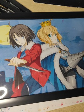 YiLu's FATE SABER Altria Pendragon Hot Sexy Hand drawing with marker